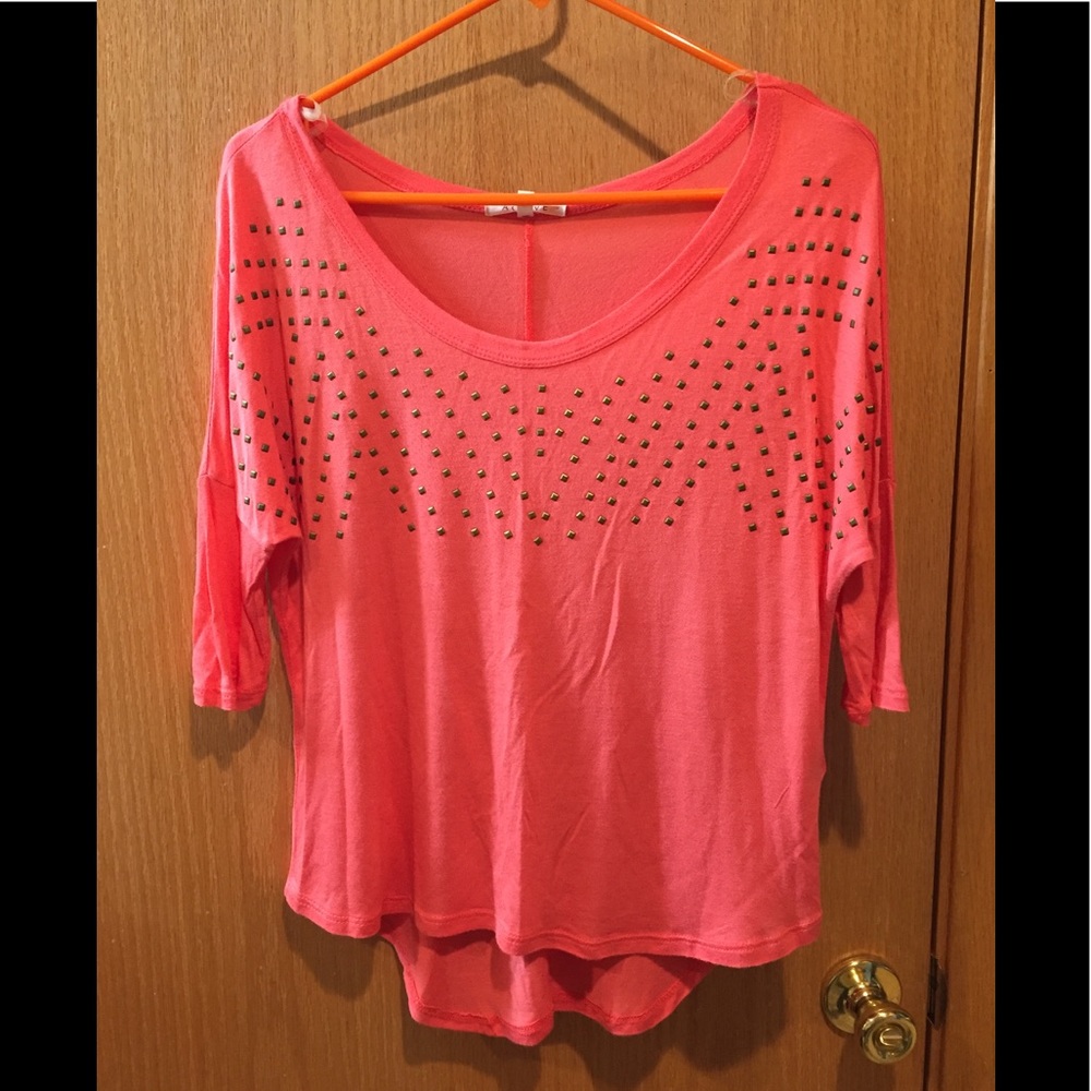 Coral blouse made by Active